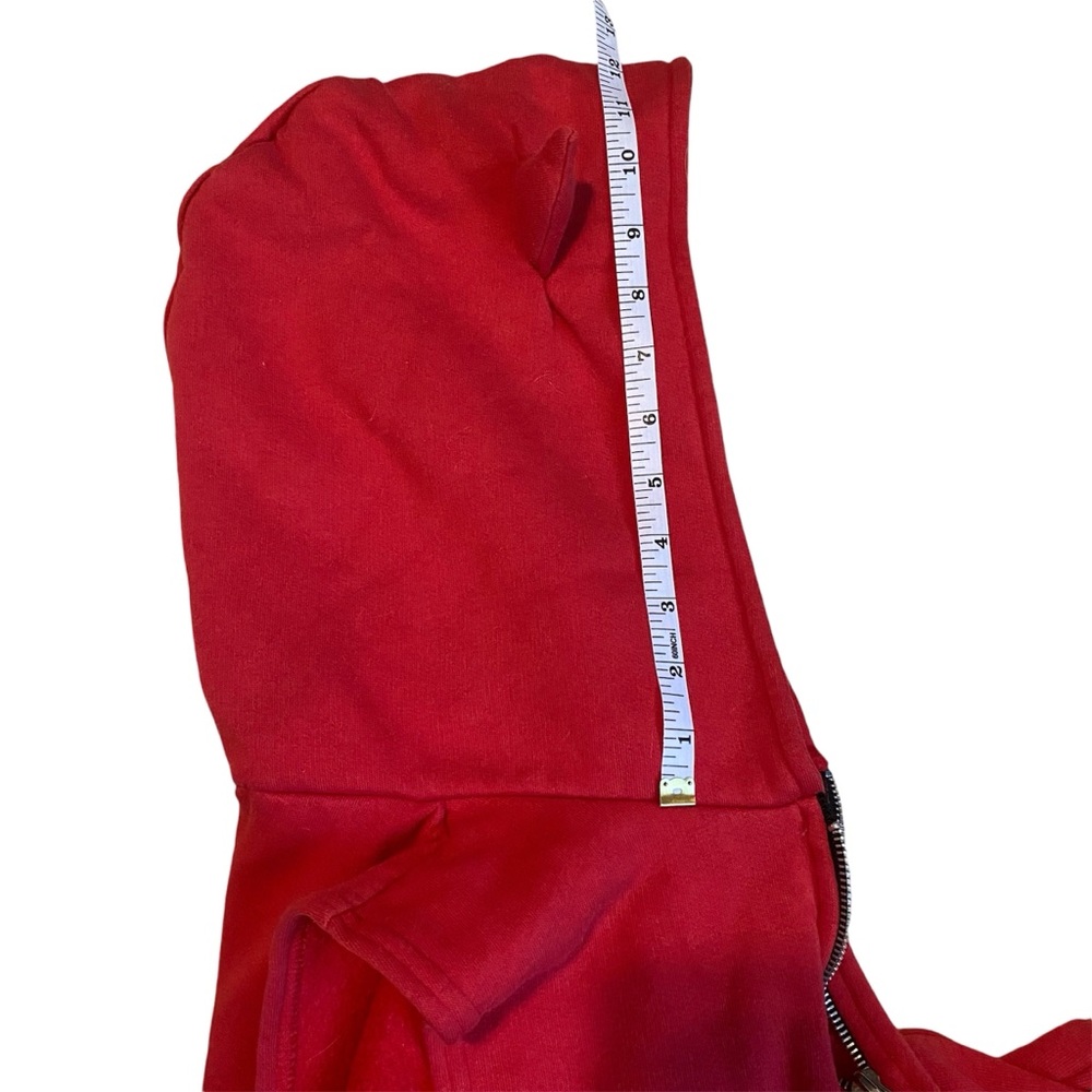 Emily the Strange /Cosmic girls collab- 1999 Sleeveless Devil 😈 Horn Hoodie RARE - Picture 6 of 7